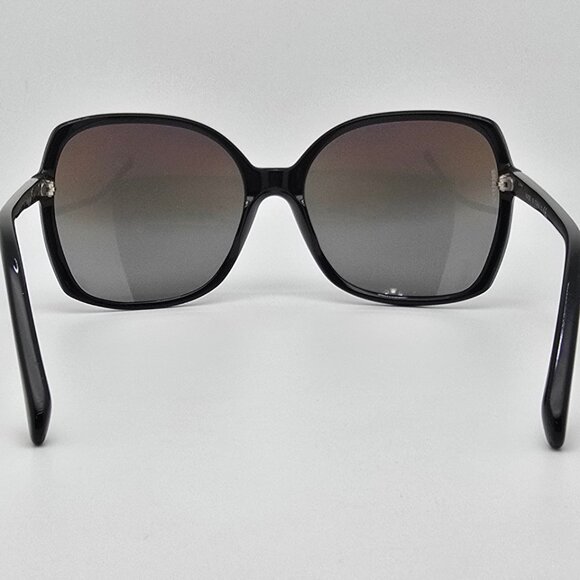 Chanel 5204 c.501/4R Black Frame Grey Gradient Lens Oversized Sunglasses Italy - Picture 4 of 12